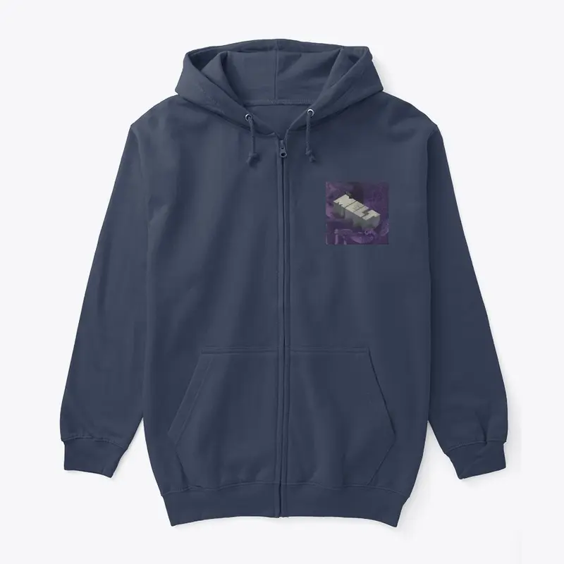 Melt Unisex Zip Hoodie